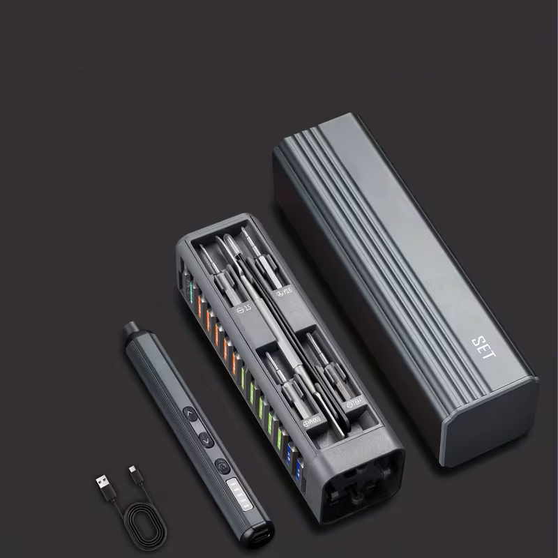 Elektrinis tikslus atsuktuvas, 46 bitų rinkinys. (nauja versija)