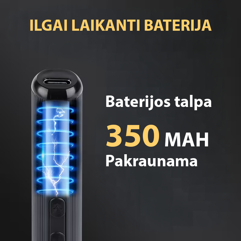 Elektrinis tikslus atsuktuvas, 46 bitų rinkinys. (nauja versija)